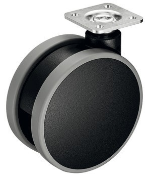 Dvojité kolečko, Nosnost 60 kg, řiditelné