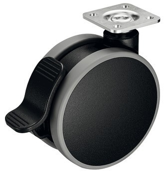 Dvojité kolečko, Nosnost 60 kg, řiditelné