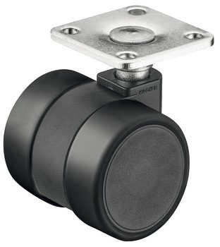 Dvojité kolečko, Nosnost 70 kg, řiditelné