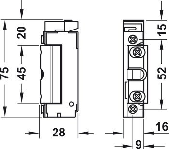 Elektrický otvírač, EffEff 118 FaFix®