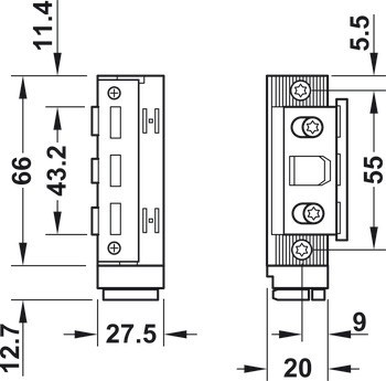 Elektrický otvírač, EffEff 332.238 Profix2