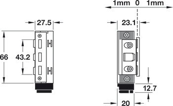 Elektrický otvírač, EffEff 332.238 Profix2