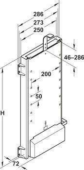 Elektrický zdvihací systém, Pro zvedání a zasouvání plochých obrazovek