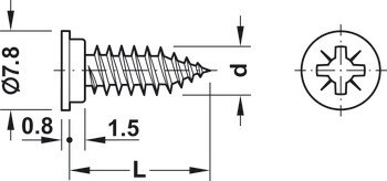 Eurošroub, Häfele Varianta HC, PZ, ocel