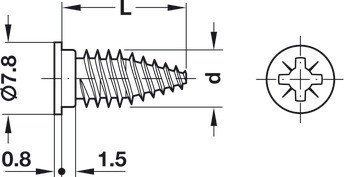 Eurošroub, Häfele Varianta HC, PZ, ocel