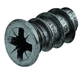 Eurošroub, Häfele, Varianta, zápustná hlava, PZ2, ocel, k přišroubování do dřeva