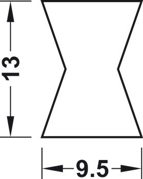 Frézovací bit, HM, pro rybinový svlak Hoffmann