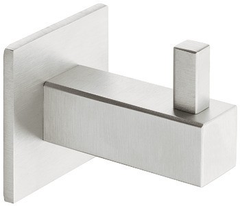 Háček na šaty, Nerez, hranatá rozeta, Häfele Déco