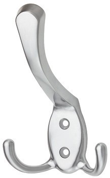 Háček na šaty, Zinková slitina, se 3 háčky, Häfele Déco