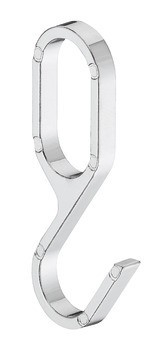 Háček, pro šatní tyč OVA 30 x 15 mm