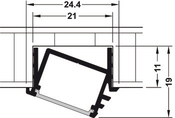 Häfele Loox profil 1192