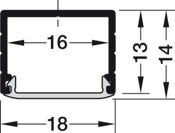 Häfele Loox profil 2191