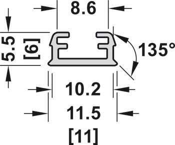 Häfele Loox5, profil 1109