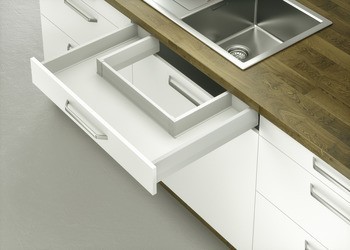 Häfele Matrix Box P Plus, výška bočnice zásuvky 92 mm