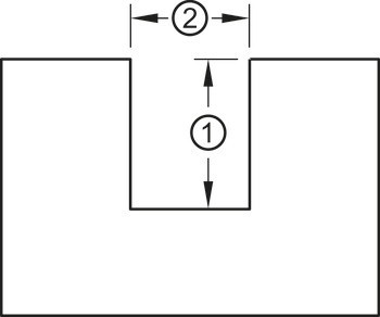 Häfele Matrix Box P Plus, výška bočnice zásuvky 92 mm