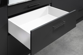 Häfele Matrix S Slim, výška bočnice zásuvky 167 mm