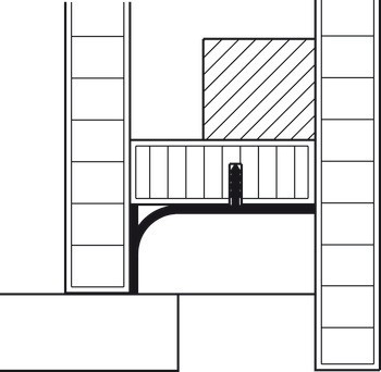 Hliníkový úchytkový profil, Pro vzhled bez viditelné úchytky, hliník