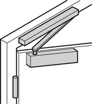 Horní dveřní zavírač, Assa Abloy DC 700, EN 3–6