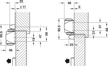Horní dveřní zavírač, TS 90 Impulse, s vložkou aretace v otevřené poloze, EN 3–4, Dorma