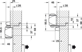 Horní dveřní zavírač, TS 90 Impulse, s vložkou aretace v otevřené poloze, EN 3–4, Dorma