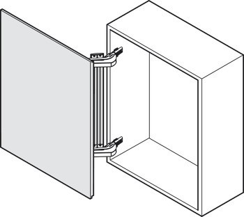 Individuální závěs pro mechanismus otevírání dveří, Swingfront 24 FB, pro dřevěné dveře