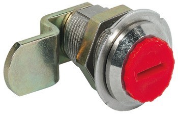 Jazýčkový zámek, Häfele Symo EC, montáž pomocí matice, zalomený zamykací jazýček