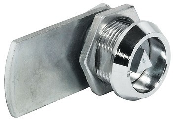 Jazýčkový zámek,  Häfele Symo LB, s pružinou, montáž pomocí matice, s rovným zamykacím jazýčkem