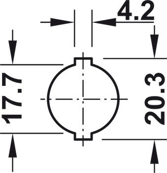 Jazýčkový zámek, S pevnou vložkou s plátkovými stavítky, s rovným zamykacím jazýčkem
