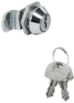 Jazýčkový zámek, S pevnou vložkou s plátkovými stavítky, se zalomeným zamykacím jazýčkem