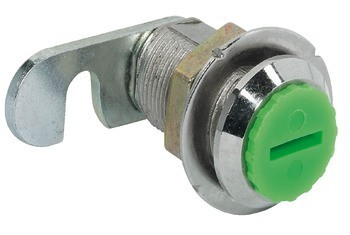 Jazýčkový zámek, Häfele Symo, montáž pomocí matice, zamykací jazýček s hákem