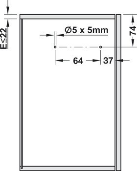 Jednotka zdvihacího mechanismu, Pro výklopné kování Aventos HK-S