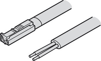 Kabel, Pro Häfele Loox5, 24 V, 2pólové (jednobarevná nebo multi-white 2vodičová technologie)