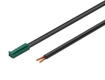 Kabel, pro Häfele Loox5, 24 V, 2pólové (jednobarevná nebo tunable white 2vodičová technologie)