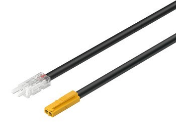 Kabel, pro Häfele Loox5 osvětlovací LED pásky, 12 V, 5 mm, 2pólový (jednobarevná nebo tunable white 2vodičová technologie)