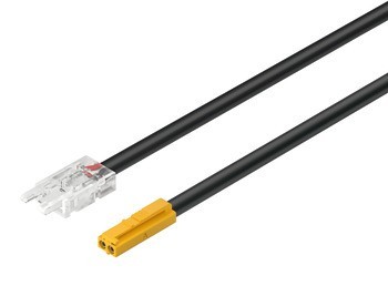 Kabel, pro Häfele Loox5 osvětlovací LED pásky, 12 V, 8 mm, 2pólový (jednobarevná nebo tunable white 2vodičová technologie)