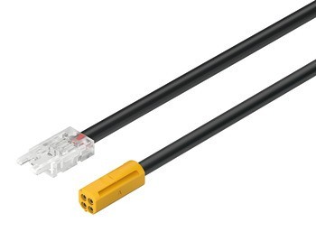Kabel, pro Häfele Loox5 osvětlovací LED pásky, 12 V, 8 mm, 3pólový (tunable white)