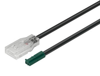 Kabel, pro Häfele Loox5 osvětlovací silikonové LED pásky, 24 V, 8 mm, 2pólový (jednobarevná nebo tunable white 2vodičová technologie)