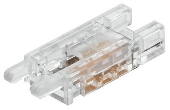 Klip konektor, pro Häfele Loox5 osvětlovací LED pásku, 8 mm, COB, 2pólový (jednobarevná nebo tunable white 2vodičová technologie)