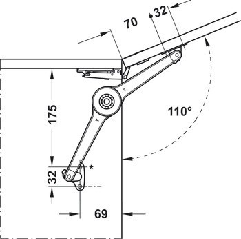 Klopna, Häfele Duo forte, individuální kování