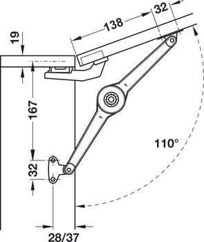 Klopna, Häfele Duo forte, individuální kování