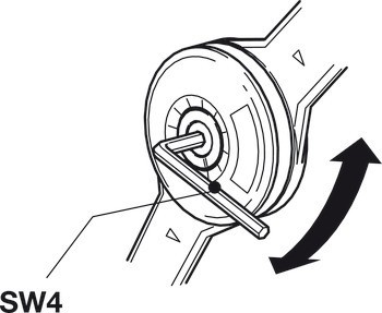 Klopna, Häfele Free Duo standard, individuální kování