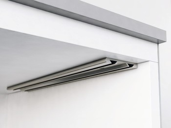 Klopna s tažným lankem, pro výklopy ze dřeva a s hliníkovým rámečkem, s nastavitelným brzdicím efektem