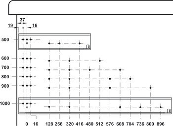 Kolečkové výsuvy, plnovýsuv, nosnost do 200 kg, ocel, pro povrchovou montáž