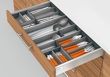 Kombi sady, Blum Orga-Line, Tandembox, pro zásuvky systémové výšky M, výška bočnice 83 mm