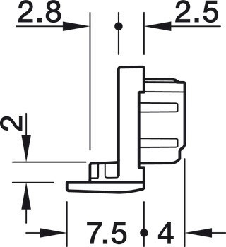 Koncová krytka, Pro Häfele Loox5 Profile 1104