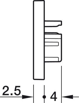 Koncová krytka, Pro Häfele Loox5 Profile 2103