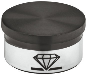 Koncový díl relingu, Plochý, k nalepení, systém barového relingu