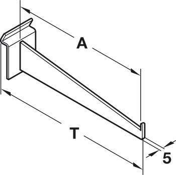 Konzole pro skleněné police, pro skleněné police