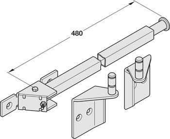 Koordinátor zavírání dveří, SR 390, Dorma