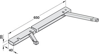 Koordinátor zavírání dveří, SR 392, Dorma